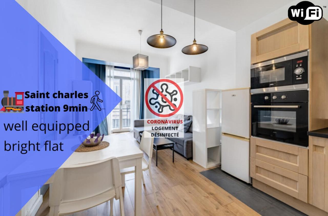 Charming Bright And Equipped Apartment Marseilles Buitenkant foto